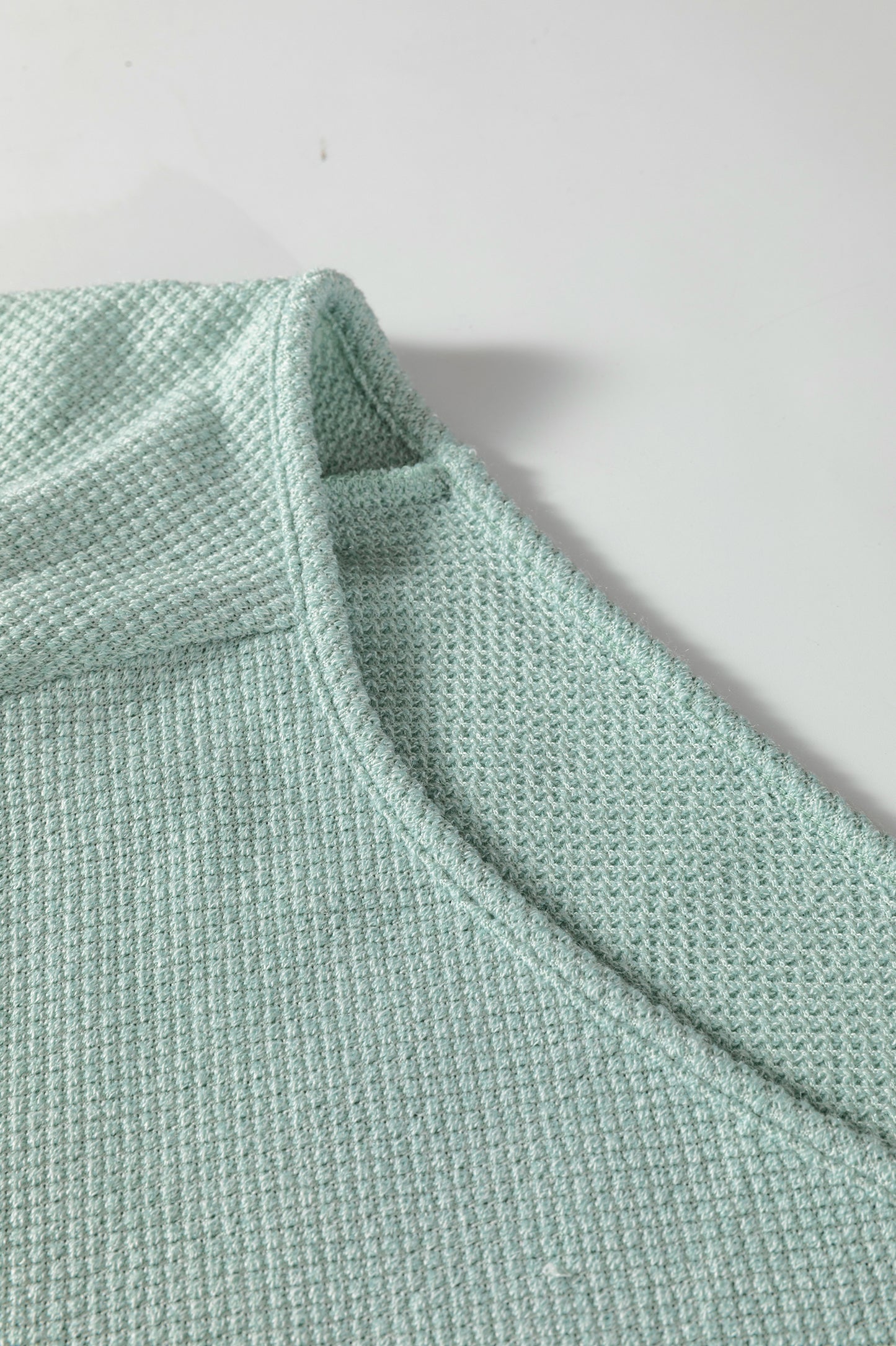 Myosotis Textured Raglan Sleeve Knit Loose Top