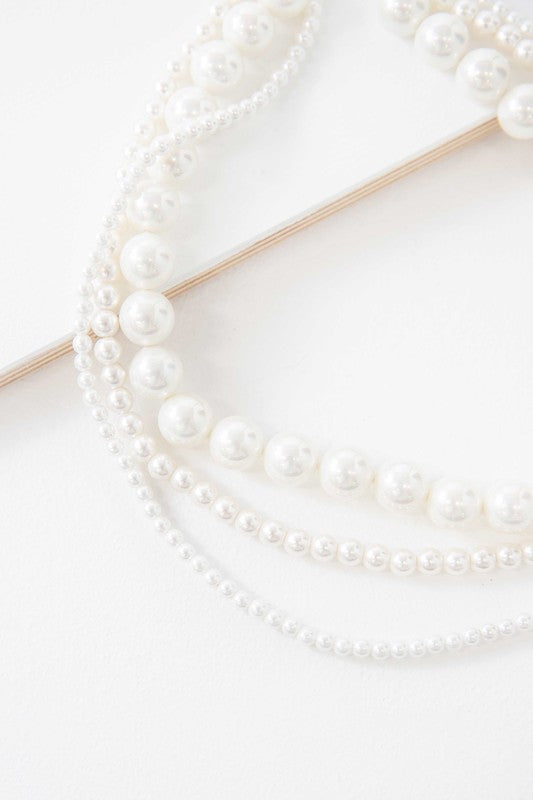 Layered Pearl Necklace