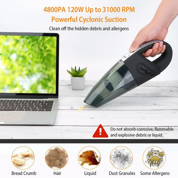 Rechargeable Cordless Car Handheld Vacuum Cleaner