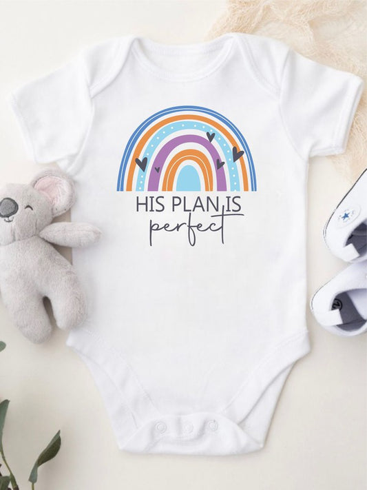 His Plan is Perfect Baby Onesie