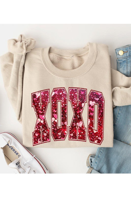 XOXO FLEECE SWEATSHIRT