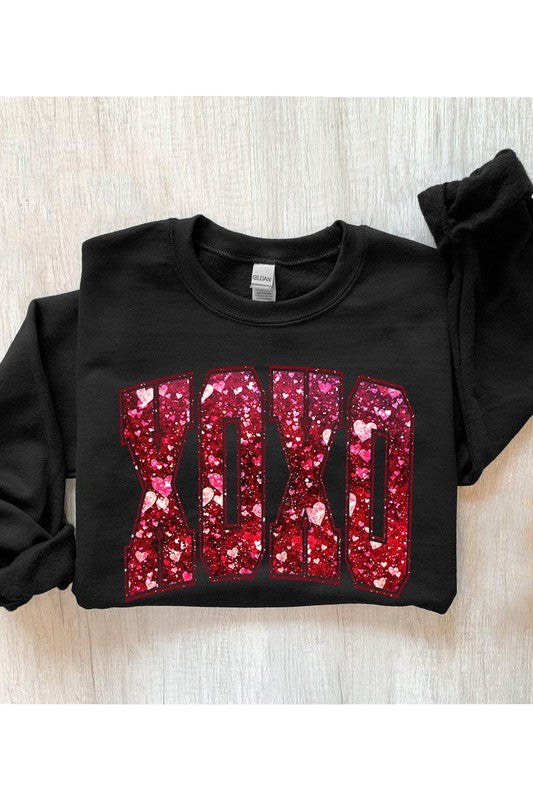 XOXO FLEECE SWEATSHIRT