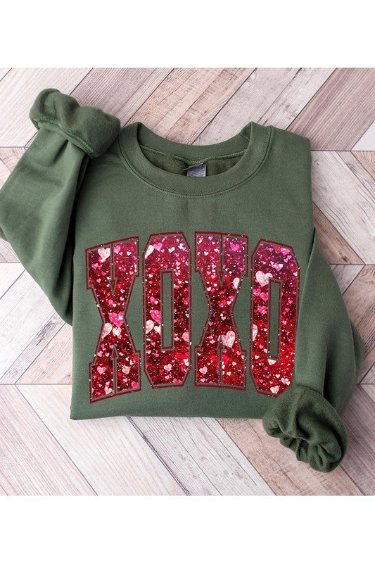 XOXO FLEECE SWEATSHIRT