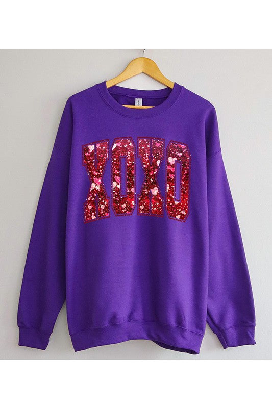 XOXO FLEECE SWEATSHIRT