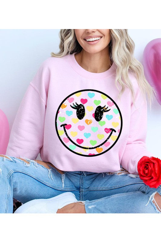 SMILEY FLEECE SWEATSHIRT