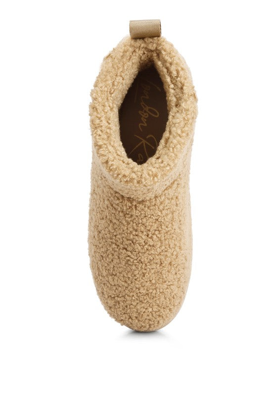 Fleece Exterior Fluffy Boots