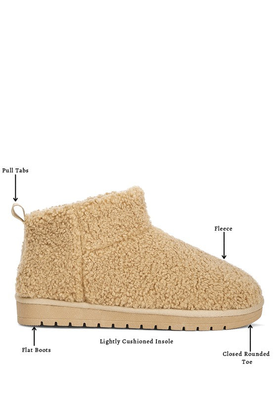 Fleece Exterior Fluffy Boots