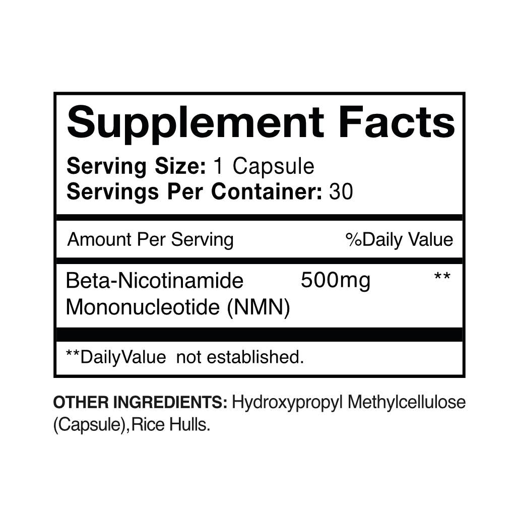 NAD+ - promotes healthy aging and energy levels