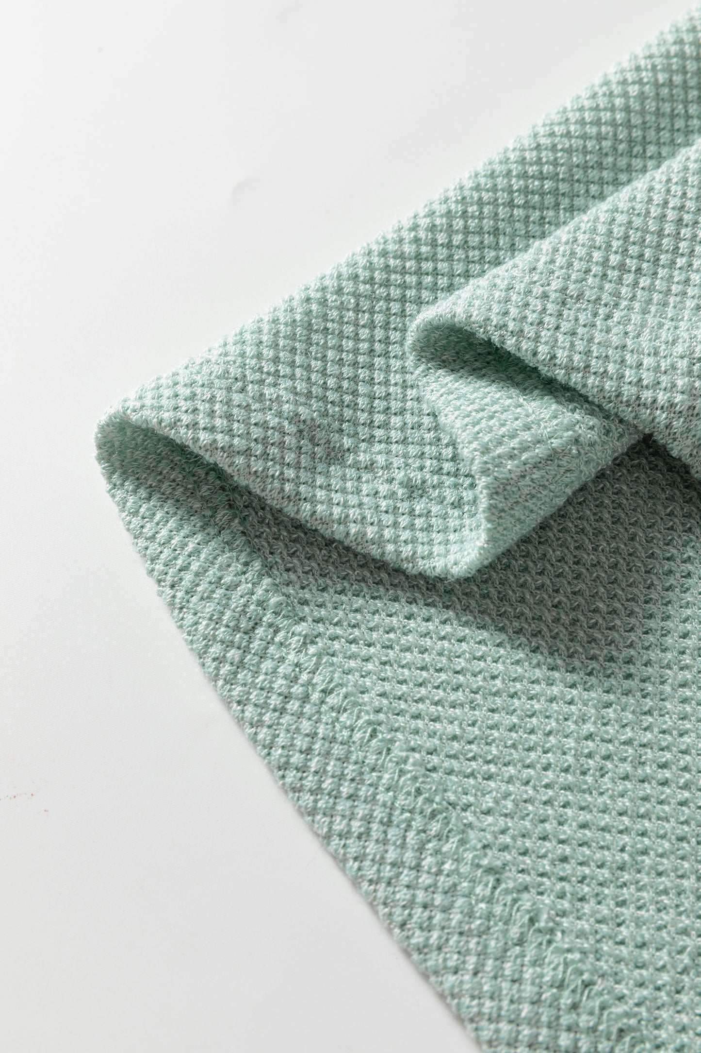 Myosotis Textured Raglan Sleeve Knit Loose Top