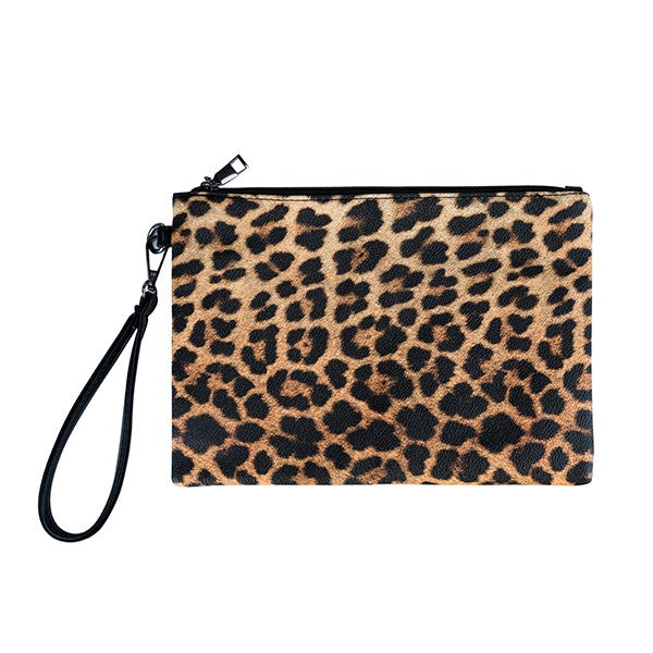 LEOPARD CLUTCH BAG