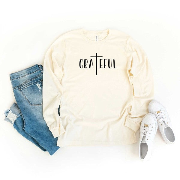 Grateful Cross Long Sleeve Graphic Tee