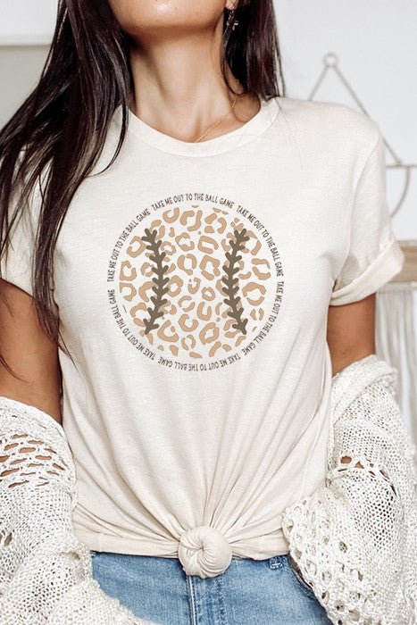 Leopard Baseball Tee