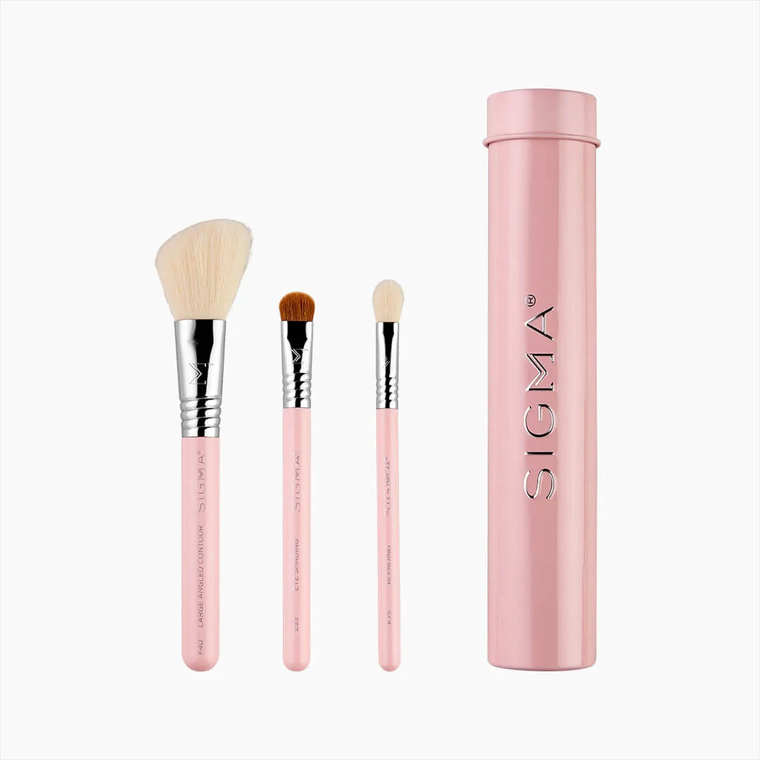 Essential Trio Brush Set (Pink)